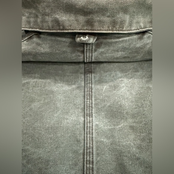 Vintage 1990’s Carhartt Dark Teal Blanket-Lined Barn/ Chore Coat Jacket Size L - Picture 13 of 14